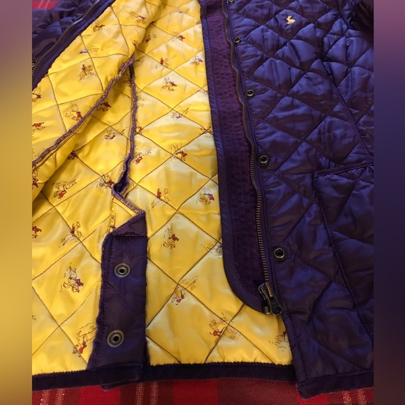 Joules Jacket Quilted Purple - Picture 9 of 12